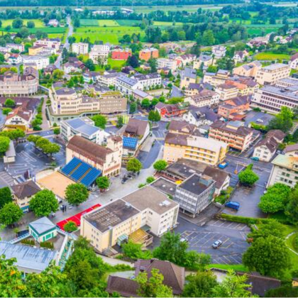 Helicopter tour of Liechtenstein from Balzers