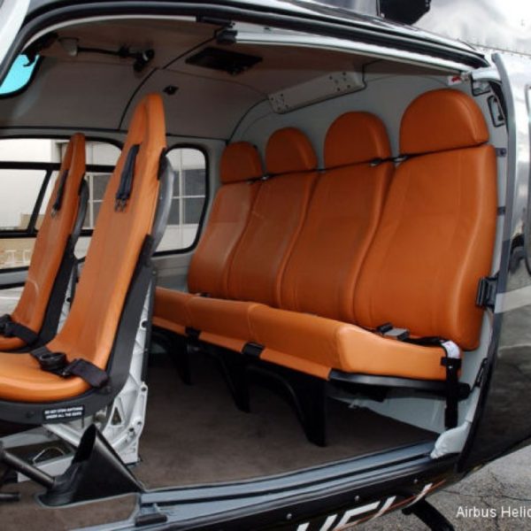 Ecureuil passenger seats for the Jungfrau from Épagny by helicopter