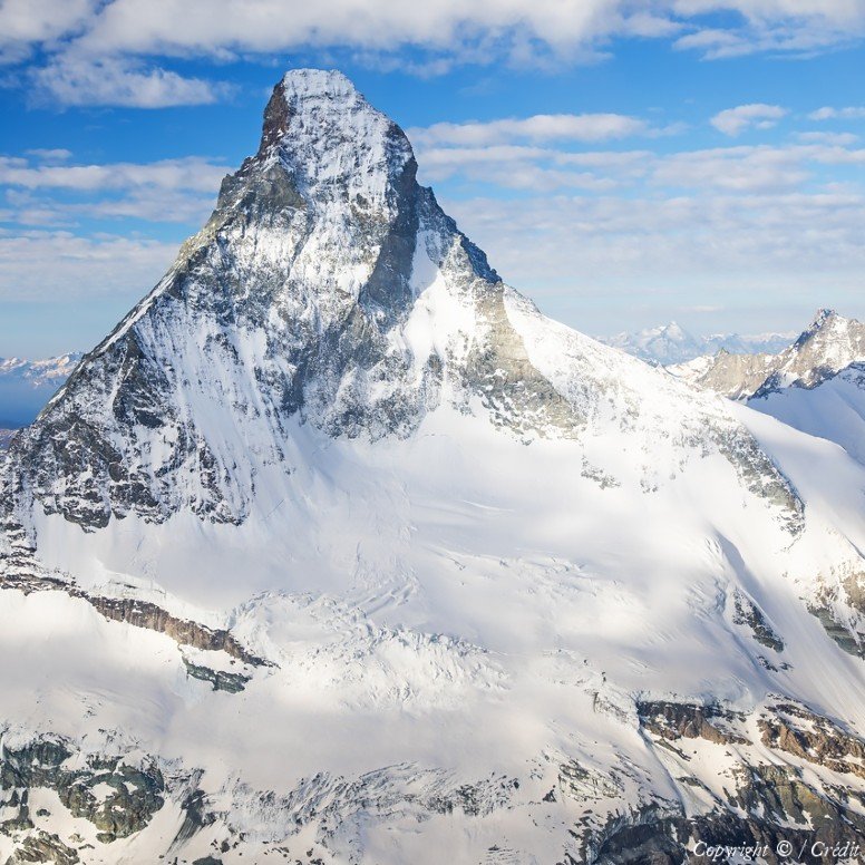 Vol en hélicoptère vers le Cervin depuis Épagny