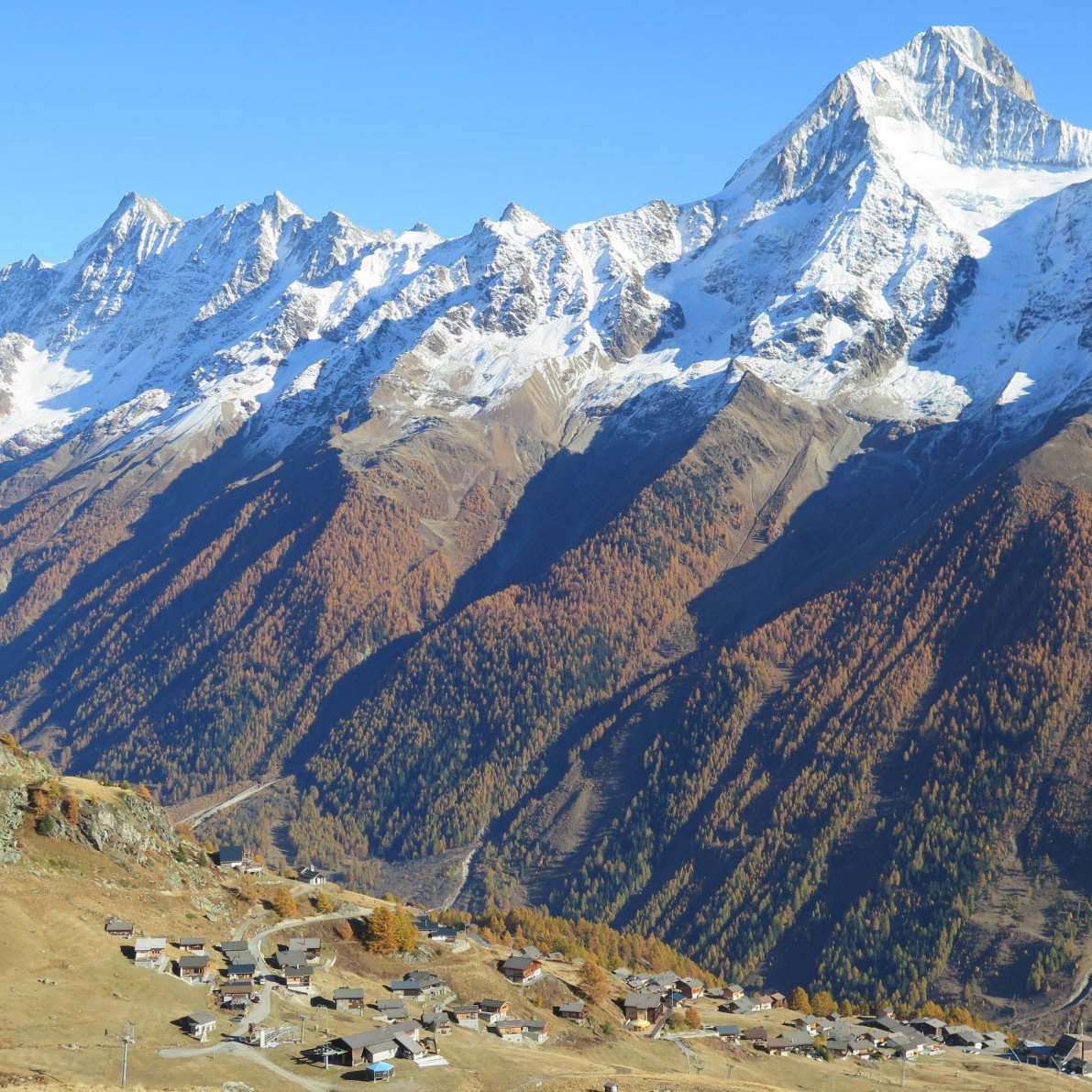 La Lötschental en hélicoptère