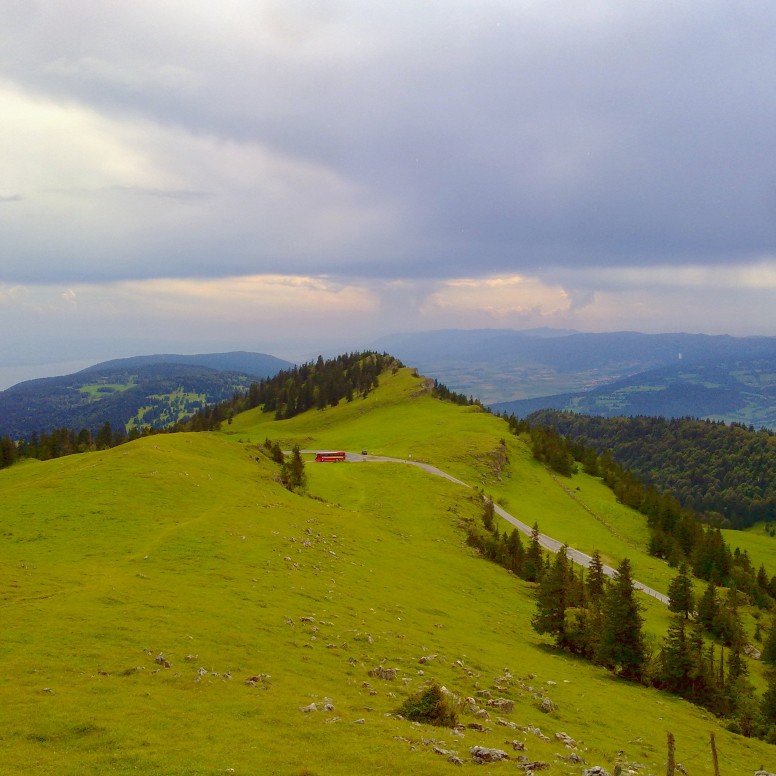 Le Chasseral en hélicoptère