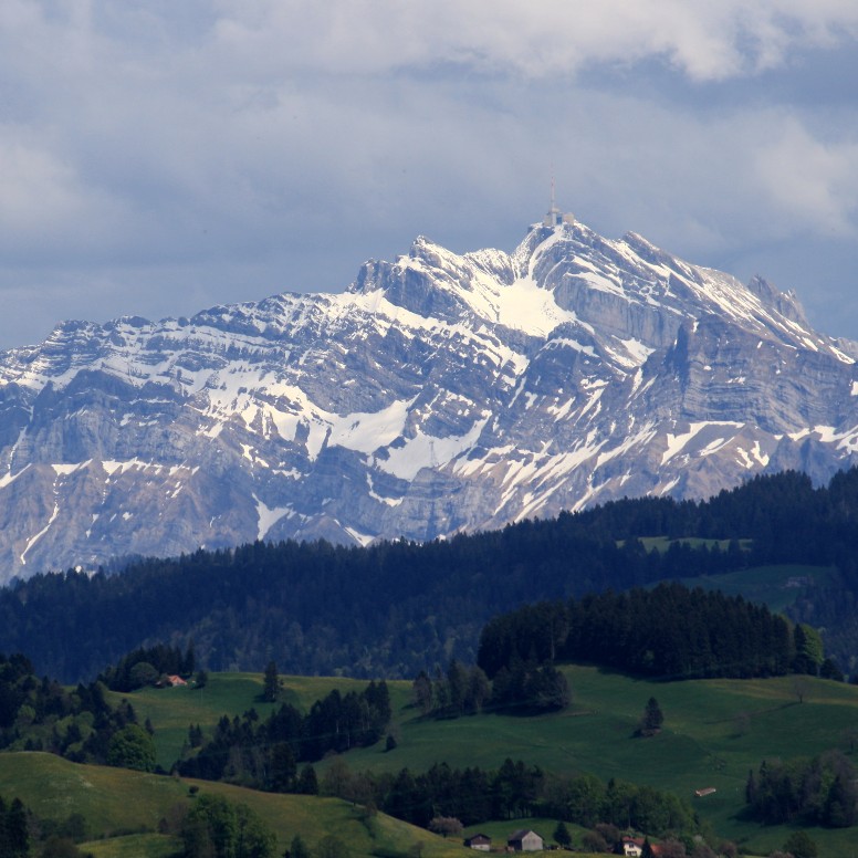 Depuis Sitterdorf pour le Säntis en hélicoptère