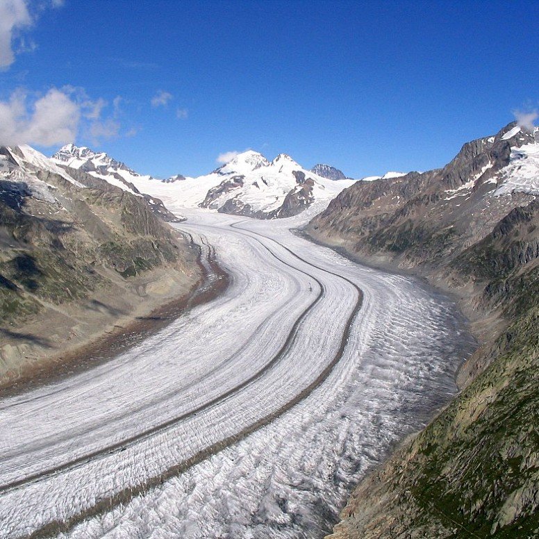 Hélicoptère Gampel – Le glacier d’Aletsch