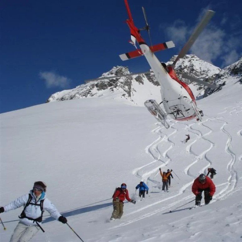 Heliskiing von Balzers nach Corvaglia, Fuorcla