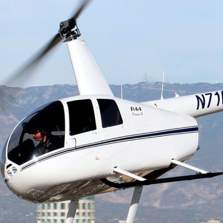 Vol en Robinson R44 depuis Granges