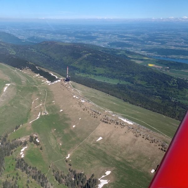 Volo per il Chasseral da Biel