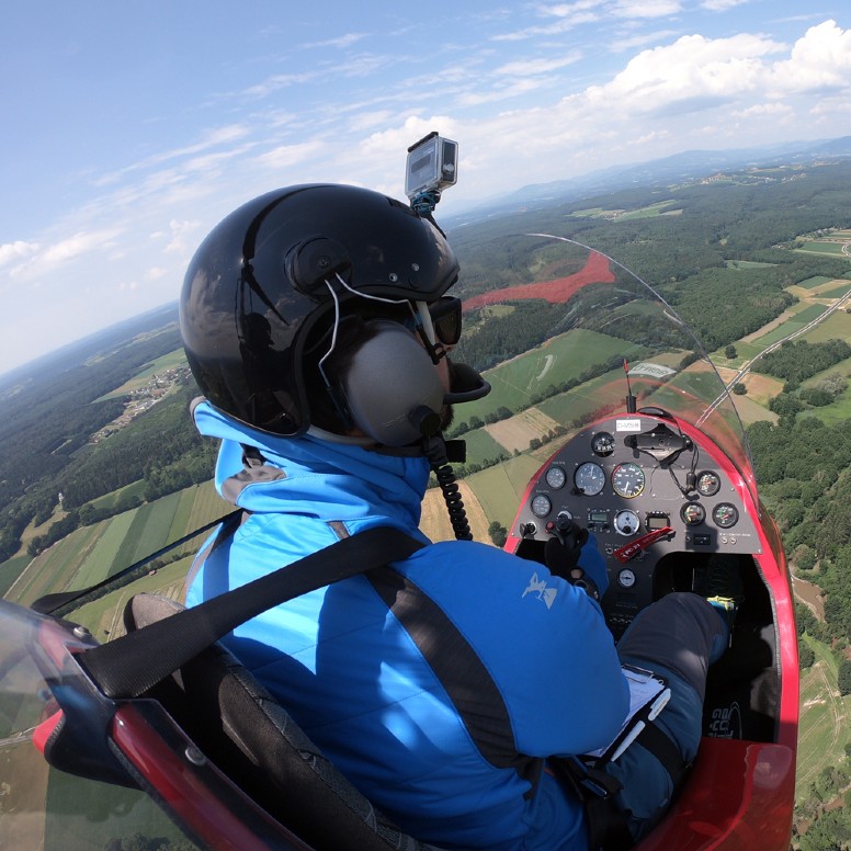 Vol en gyrocoptère depuis Habsheim