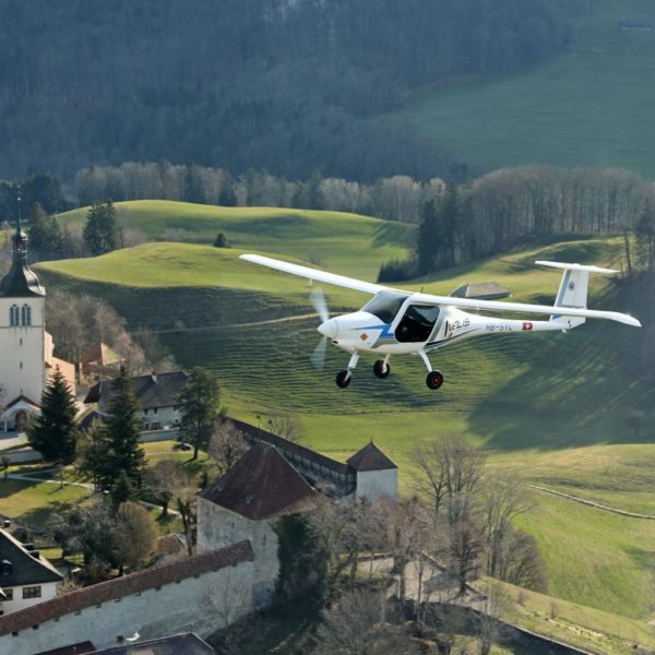 Primo volo in aereo da Épagny