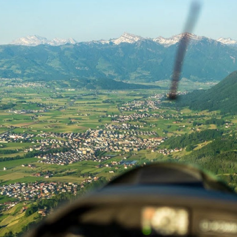 Flug von Schänis mit dem Flugzeug à la carte