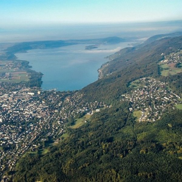 Volo sulla regione dei 3 laghi da Granges