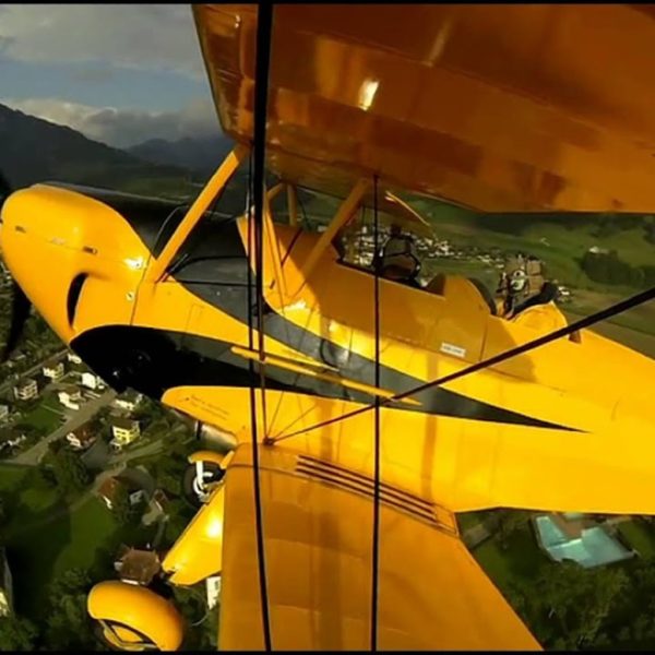 Voltige sur Bücker au départ d'Épagny