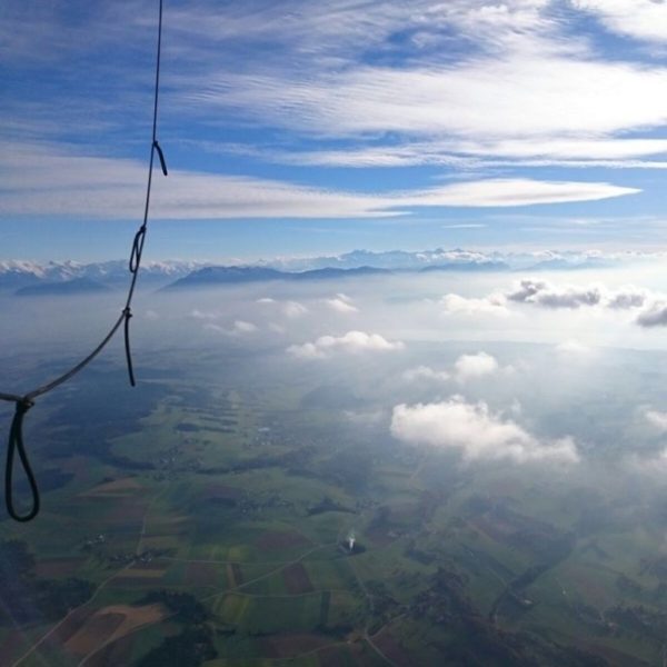 Blick in Richtung der Alpen