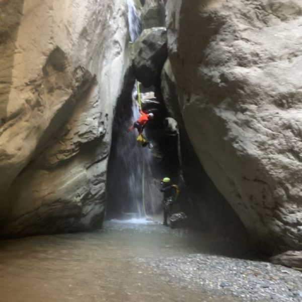 Cascade dans le canyon du Feschelbach