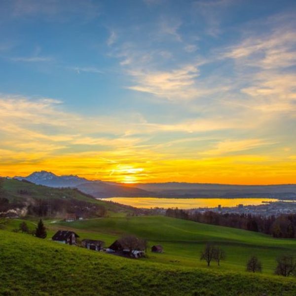 Atterrissage en Motgolfière dans le canton de Fribourg