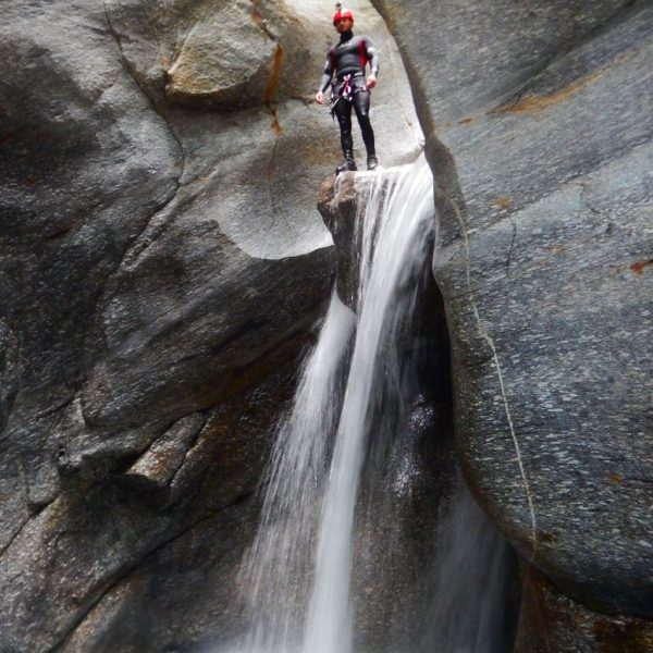 Wasserfall des Pontirone Canyon