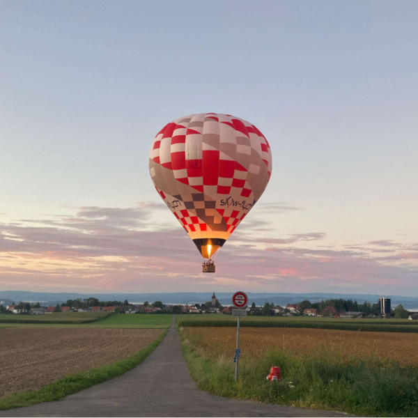 Hot-air balloon flight in Thurgau