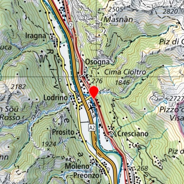 Treffpunkt: Cresciano Stazione für den Pontirone Canyon.