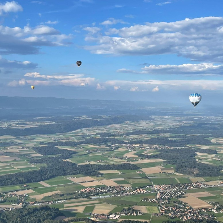 Vol en Ballon aux alentours de Berne