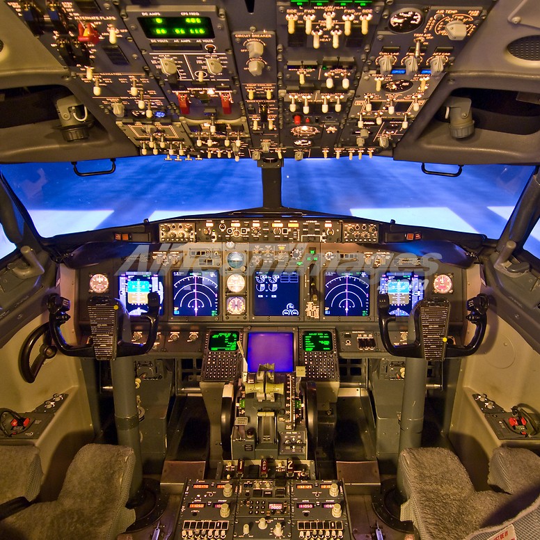 Cockpit 737-700 simulateur de vol à Lausanne