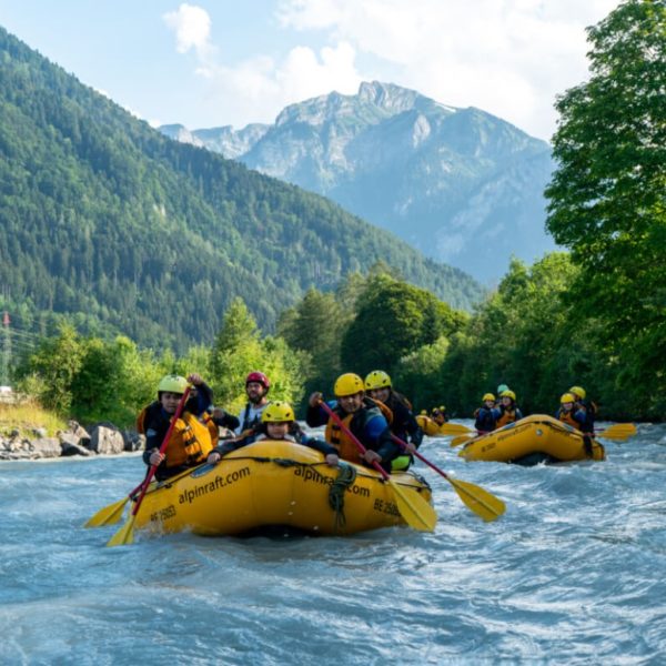 Rafting facile sulla Lütschine tra Wilderswil e Bönigen