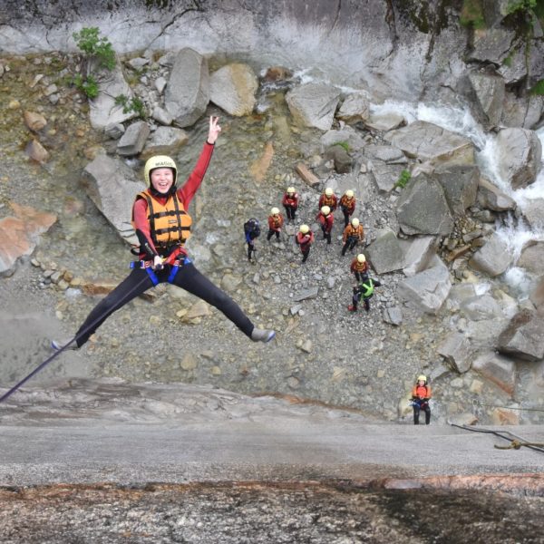 Great abseiling on the Grimsel