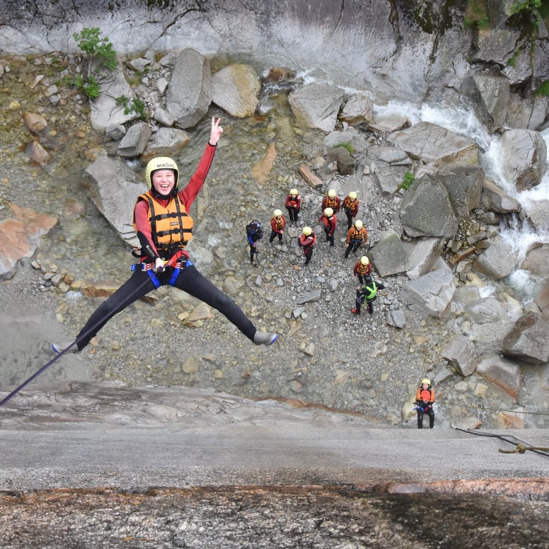 Grand rappel dans le Grimsel