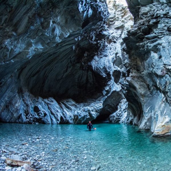 In Vallese La Massa canyoning