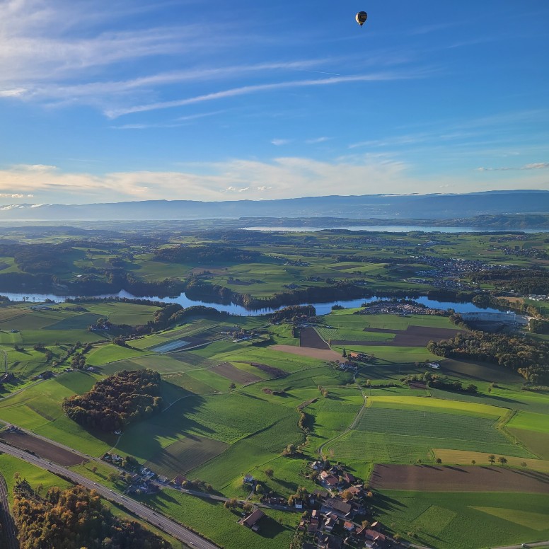 Ballonfahrt vom Pays d'Enhaut aus