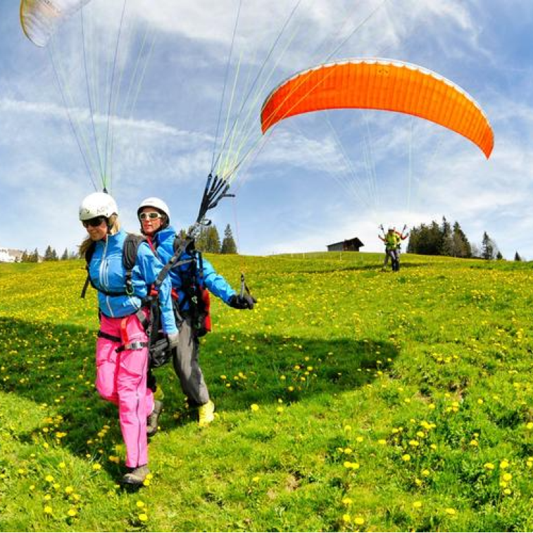 Tandem paragliding Pays d'Enhaut Château d'Oex