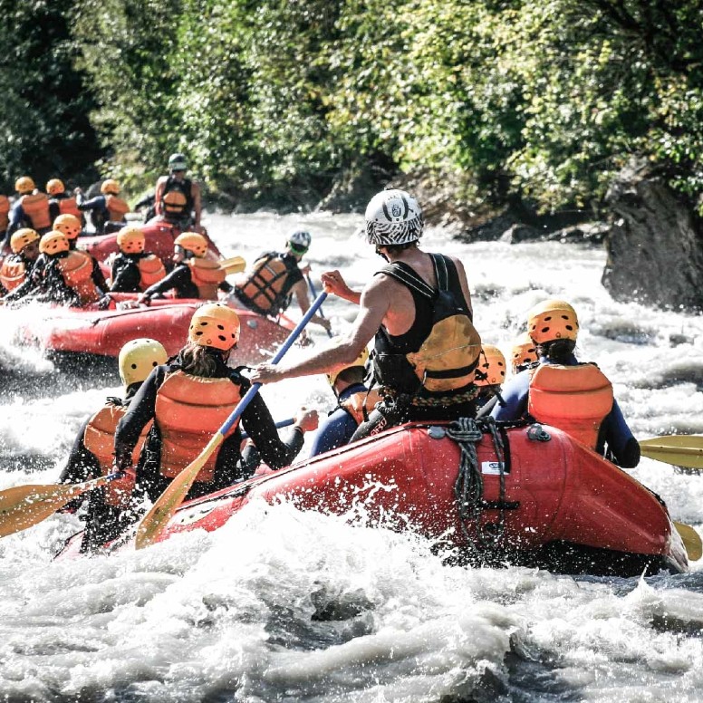 Riverrafting sur la Simme de Boltigen à Därstetten