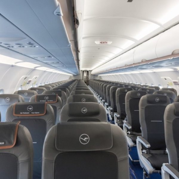 Airbus A320 passenger cabin