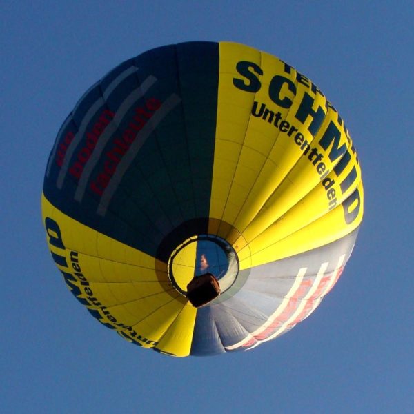 Vol en ballon dans la région de Bâle