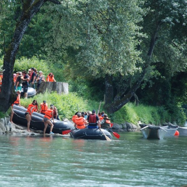 Rafting facile sulla Reuss tra Bremgarten e Mellingen