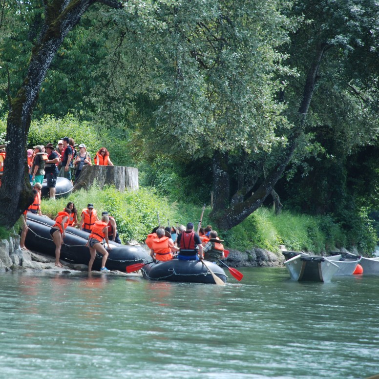 Easy rafting sur la Reuss entre Bremgarten et Mellingen