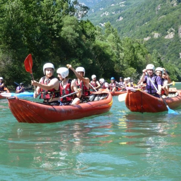 Canoe Funyak Bremgarten-Gebenstorf on the River Reuss