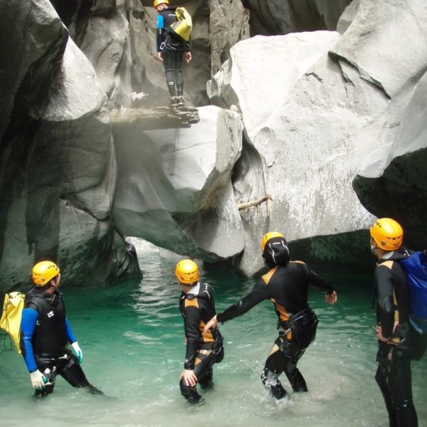 Canyoning a La Massa in Vallese