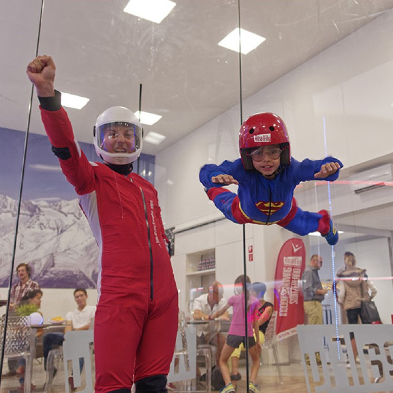 Simulateur de chute libre à Sion