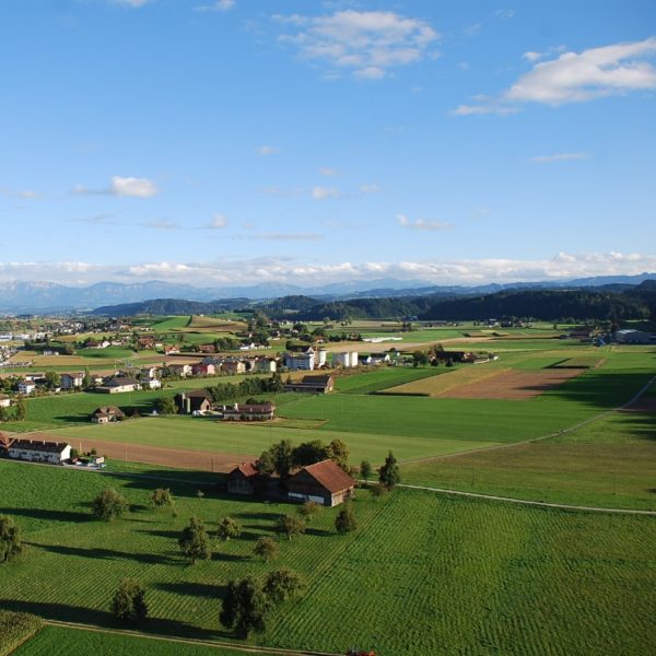 Vol en ballon dans la Suisse Orientale