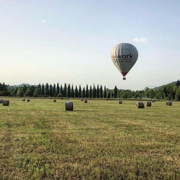 Vol en ballon en direction de la Lombardie