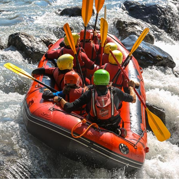 Riverrafting sur la Viège et le Rhône en Valais