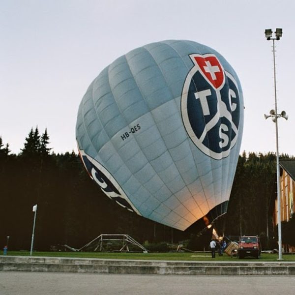 Vol en ballon dans le canton de Zoug