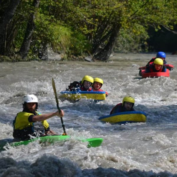 Nage en eaux vives sur le Rhône