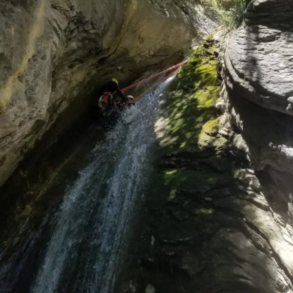 Il canyon di Feschelbach nel Vallese