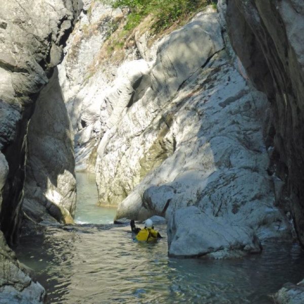 In the canton of Fribourg, the Tine de Montbovon canyon