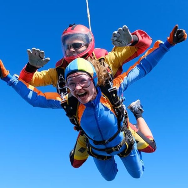 From Rarogne tandem jump