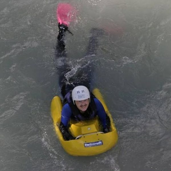 Hydrospeed sur la Sarine à Château d'Oex