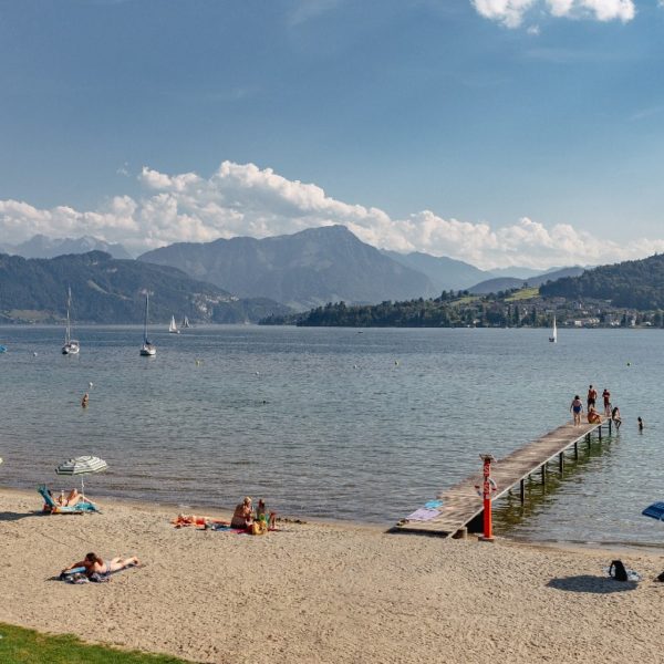 Plage du Lido à Lucerne