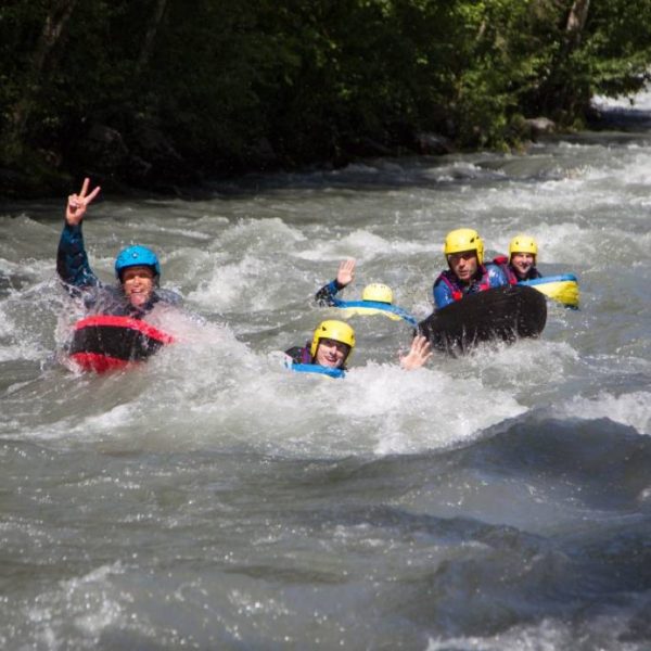 Hydrospeed en Valais sur le Rhône sauvage