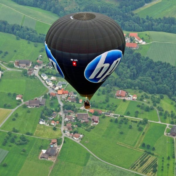 Ballonfahrt im Baselland in der Umgebung von Basel