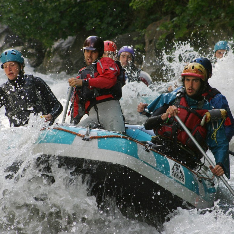 Rafting auf der Dranse in Hte Savoie